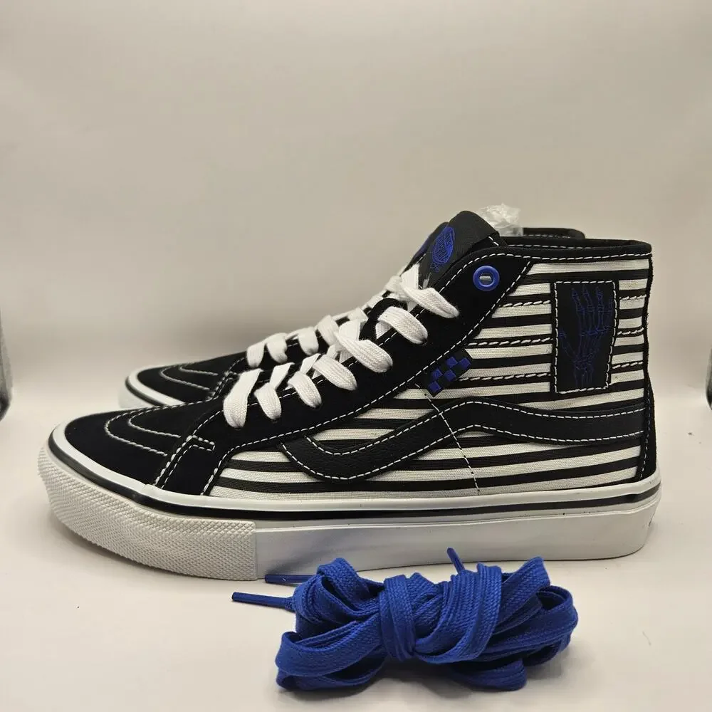 VANS x BREANA GEERING MEN'S 7.5 SKATE SK8-Hi DECON BLACK HI TOP SNEAKER NWOB